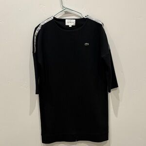 Lacoste Black dress with Logo Accent